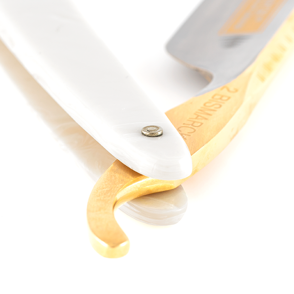 Dovo Bismarck Perla White 6/8 Cut Throat Razor